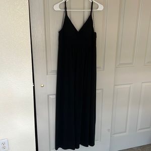 Donna Morgan Black Maxi Dress, size L